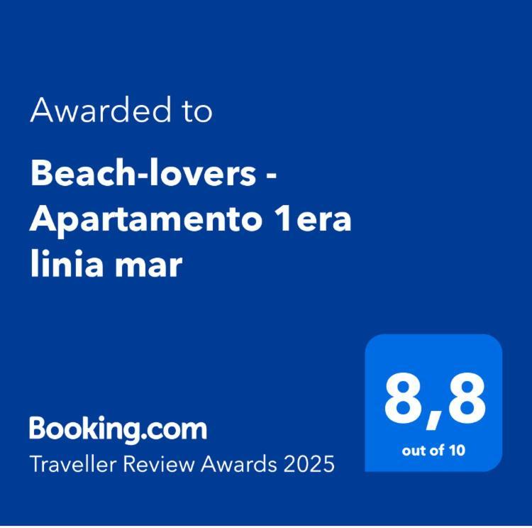 Beach-Lovers - Apartamento 1Era Linia Mar Miami Playa Kültér fotó